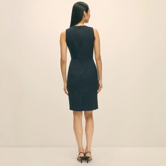 EUC [Brooks Brothers] Classic Navy Blue Sleeveless Knee Length Dress | 8 Medium - Picture 14 of 15